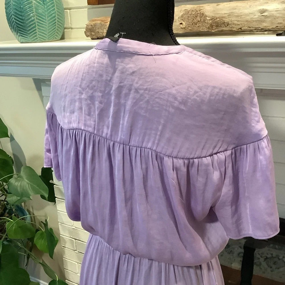 #179 Gorgeous Simply Vera Wang Lilac Fit and Flare Dress Size Medium - Picture 8 of 10
